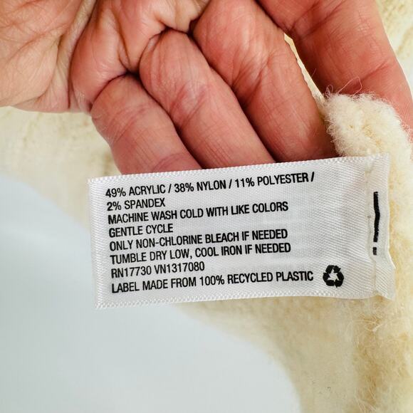 Universal Thread Cream Crew Neck Sweater - Picture 5 of 7